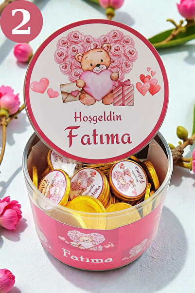 afyoresel 100 Adet İsme Özel Sütlü Kokolin Çikolata