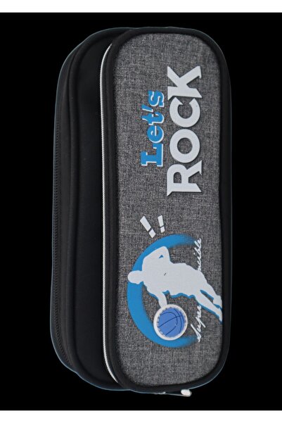 OEM Penar Let's Rock pentru băieți, cu 2 compartimente, material textil imper...