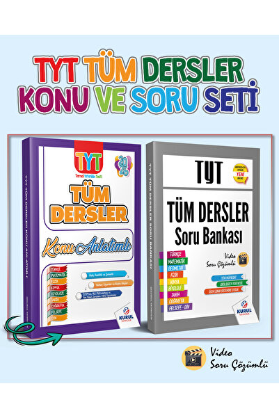 Kurul Yayıncılık 2026 Tyt Tüm Dersler Konu Anlatımlı Ve Soru Bankası Seti (HE...