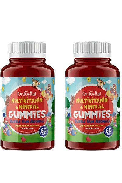 Ordovital فيتامينات متعددة للأطفال عبوة من قطعتين |   فيتامينات متعددة على شك...