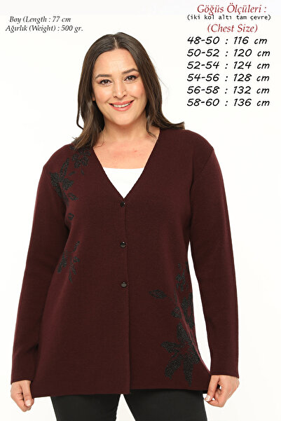 Laden سترة نسائية محبوكة كبيرة الحجم لامعة وناعمة موسمية