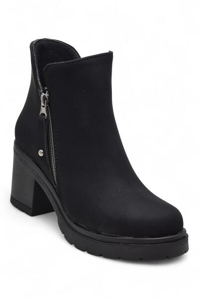 ISPARTALILAR 4559 أحذية نسائية طويلة غير قابلة للانزلاق مع سحاب وأربطة للاستخ...