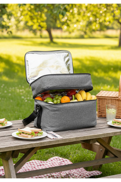 MOUNTY 22l Termal Yalıtımlı Sıcak Ve Soğuk Korumalı Kamp Ve Piknik Termos Çan...