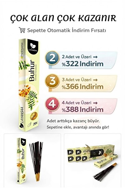 Layansaa Buhur Tütsüsü | Geleneksel Mistik Koku