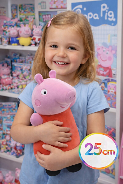 TOYFEST Squishmallows HugMees Peppa Pig Pelüş 25 cm