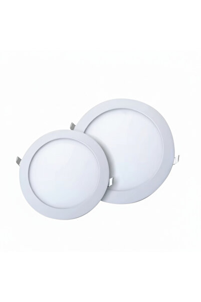 K2 KDL053 Backlight Yuvarlak Sıva Altı LED Panel 18W Günışığı