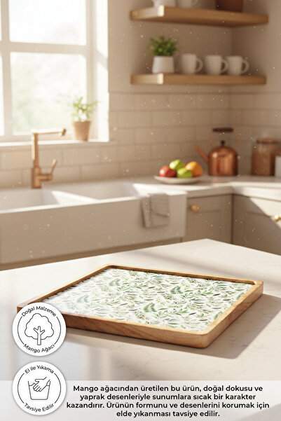 Bambum Kangura  Kare Tepsi Yaprak