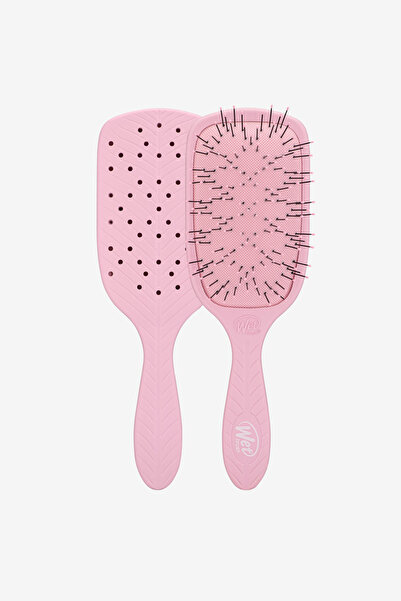 Wet Brush Четка/гребен за гъста коса Go Green Paddle Detangler, широка, розова