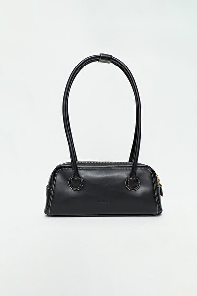 BE BLUE Black Soft Baget Bag