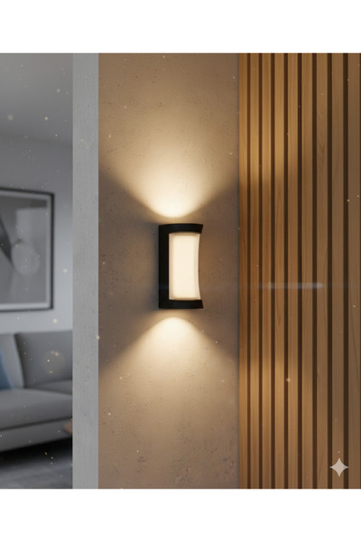 K2 KDA738 Modern Dekoratif LED Aplik 10W Günışığı (Dayanıklı ABS Kasa)