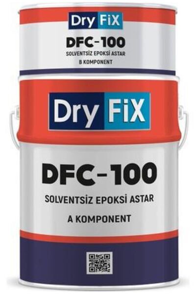 Dryfix DFC-100 Solventsiz Çok Amaçlı Epoksi Astar 4 Kg