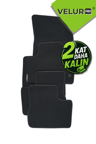 VelurPRO Fiat Egea Sedan Tam Uyumlu Halı Oto Paspas Egea Halı Paspas