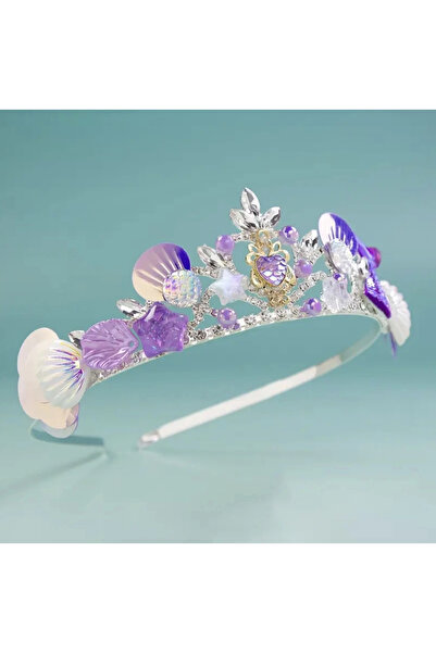 Store Deniz Kızı Masalı Kristal Çocuk Tacı