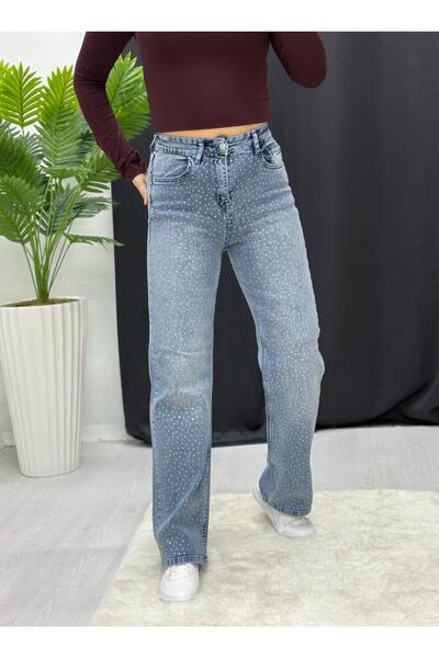 BERİLLİON Nokta Taşlı Jean Pantolon
