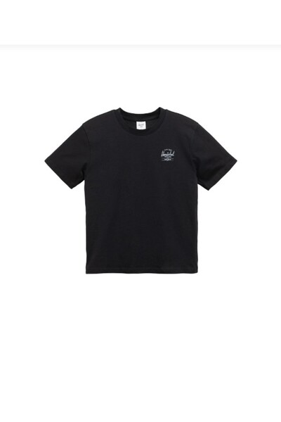 Herschel Supply Co. |   Tricou de bază pentru femei, din bumbac, cu mânecă sc...