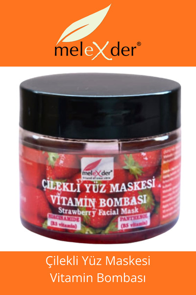 MELEXDER Çilekli Yüz Maskesi