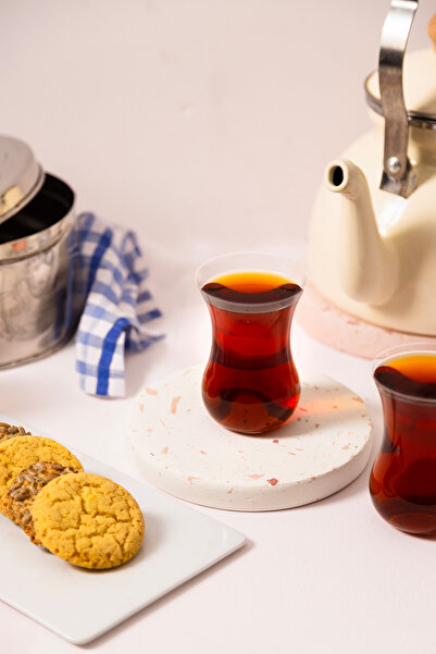 Rakle Pure imported thin glass 6-piece tea cup set 120 cc