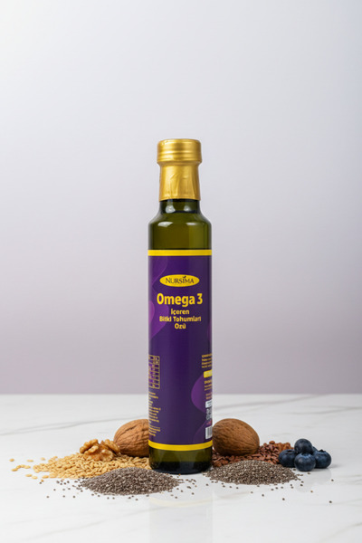 Nursima Omega 3 Bitki Tohumları Özü Şurup 250 ml