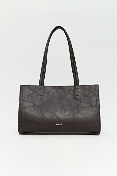 BE BLUE Aci Brown Minimal Shoulder Bag