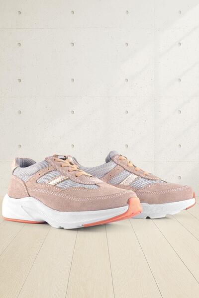 Rakerplus Леки ежедневни обувки с анатомична пудра и гумени връзки от естеств...