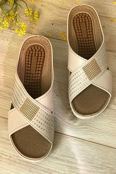 GEZER Massage Talpa Cruce Piatra Detaliata Papuci Mama