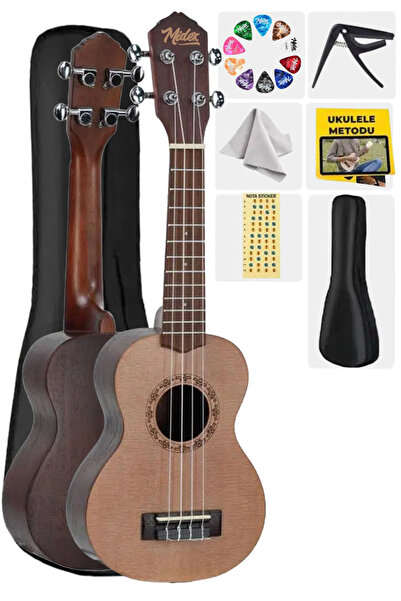 Midex Spa-231 Spruce Venge Wood Quality Soprano Ukulele Set