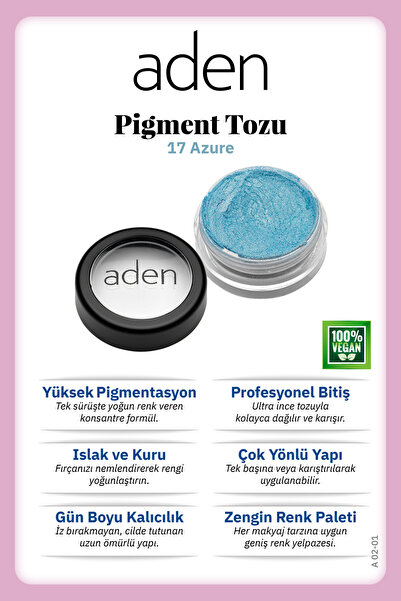 Aden Göz Farı Pigment Tozu 3 gr