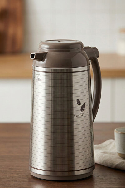 ZOJIRUSHI ترمس شاي ياباني بنقشة إيشيماتسو 1.55لتر – بطانة زجاجية – موديل AFFB-10