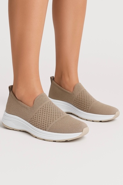 Ventes أحذية نسائية محبوكة بنعل تقويم العظام