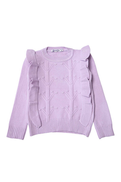 MODJEANS Knitted Sweater for Girls with Ruffles