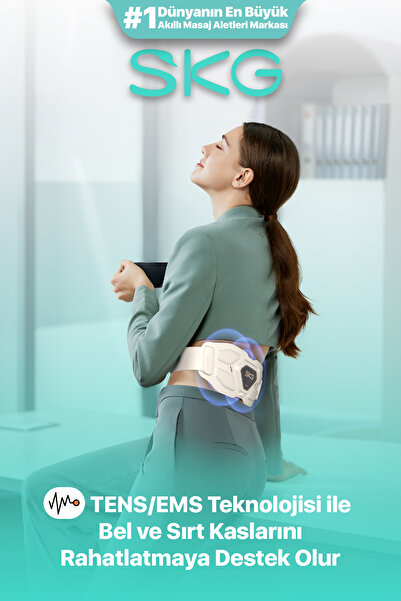 SKG W9 Pro TENS-EMS Akıllı Taşınabilir Bel ve Sırt Masaj Aleti | Mobil APP, I...