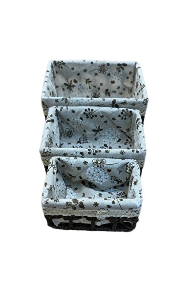 Generic Elegant and Practical 3-Piece Storage Basket Set