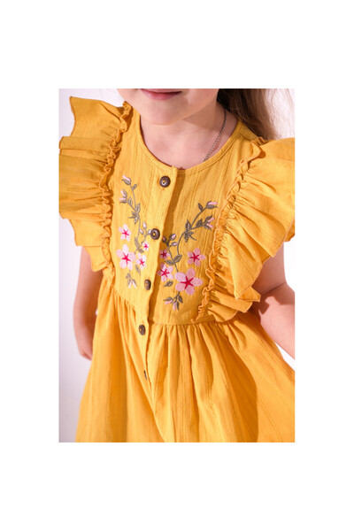 Mod Kids Rochie pentru fete, Modkids, 98, galbenă