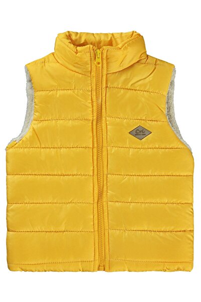 Civil Boys Vestă Ray Pattern Welsoft pentru copii de 2-5 ani - Muștar