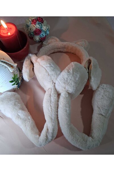 TwinRoots Hareketli Peluş Tavşan Figürlü Kulaklık