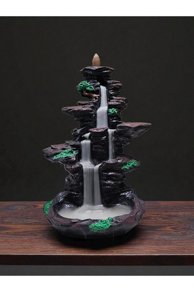 zanfagroup Modern Dekoratif Şelale Geri Akış Tütsülük Büyük Boy 24CmX18Cm