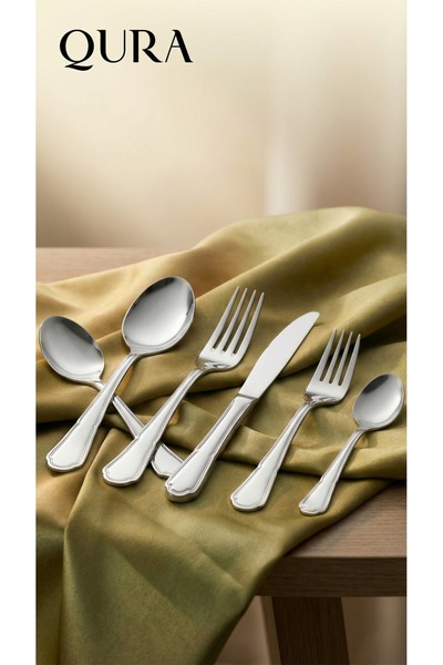 QU Qura Istanbul 60 Piece Cutlery Set for 12 People