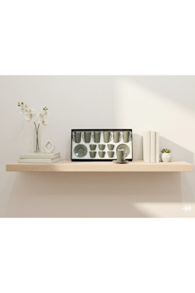 Generic 18-piece tea set with saucers and coffee cups in an attractive design