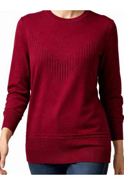 TEK Ποδήλατο Στρογγυλή λαιμόκοψη Μητρική Μπλούζα / Claret Red