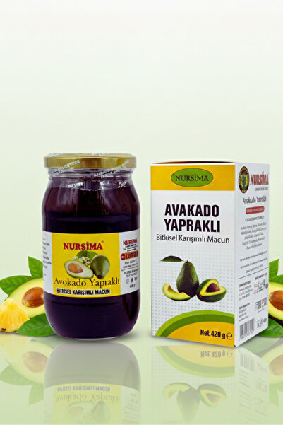 Nursima Avakado Yapraklı Bitkisel Macun – 420 g | Doğal Bitkisel Karışım