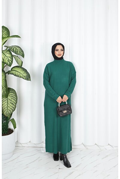 NİSUM MODA FITTED KNIT DRESS