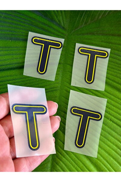 Gönülden Tasarım 4 Τεμάχια Επικόλλησης με Σίδερο Εκτύπωση Μεταφοράς Γράμματος...