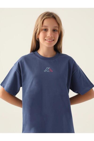 Kappa Футболка для дівчаток (5-15 років) - синя