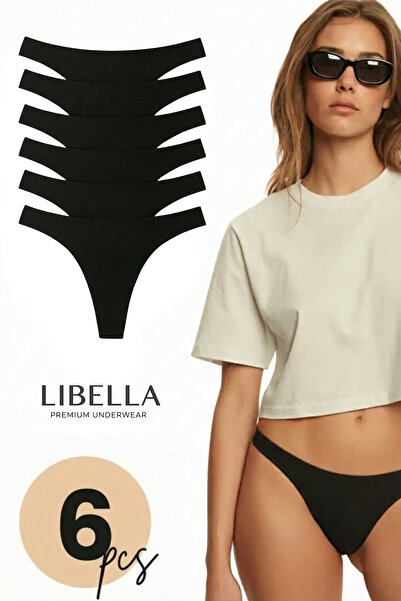 LİBELLA İÇ GİYİM Premium Series Cotton Stretch Fabric 6-Pack Perfect Fit Flex...