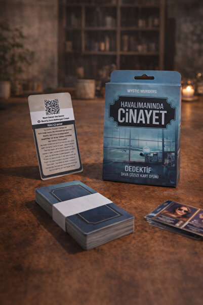 Dedektif Oyunu-Dava Çözme-Cinayet Çözme-Kart Oyunu-Havalimanında Cinayet