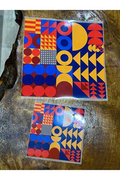 Gönülden Tasarım 2 komada peglanog transfera u obliku geometrije Arma 19X19-1...