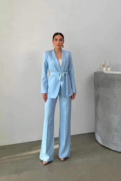 ossons Bağlamalı Şal Yaka Ceket Pantolon Takım Elbise