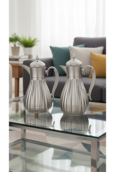 Generic 1 liter/750 ml tea and coffee thermos set