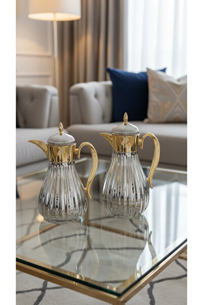 Generic 1 liter/750 ml tea and coffee thermos set