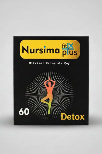 Nursima Detox Çayı – 60 Süzen Poşet | Fit X Plus Bitkisel Karışım Doğal Çay (...